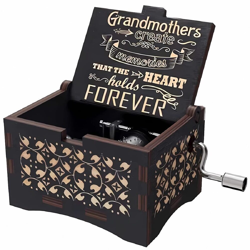 5823 Gifts Grandma/Grandmother Music Box Personalize Engraved Gifts